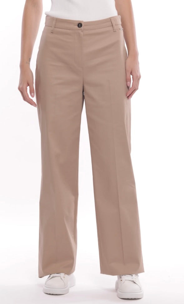 Mimì Muà PANTALONE PALAZZO IN GABARDINA