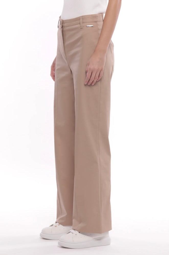 Mimì Muà PANTALONE PALAZZO IN GABARDINA