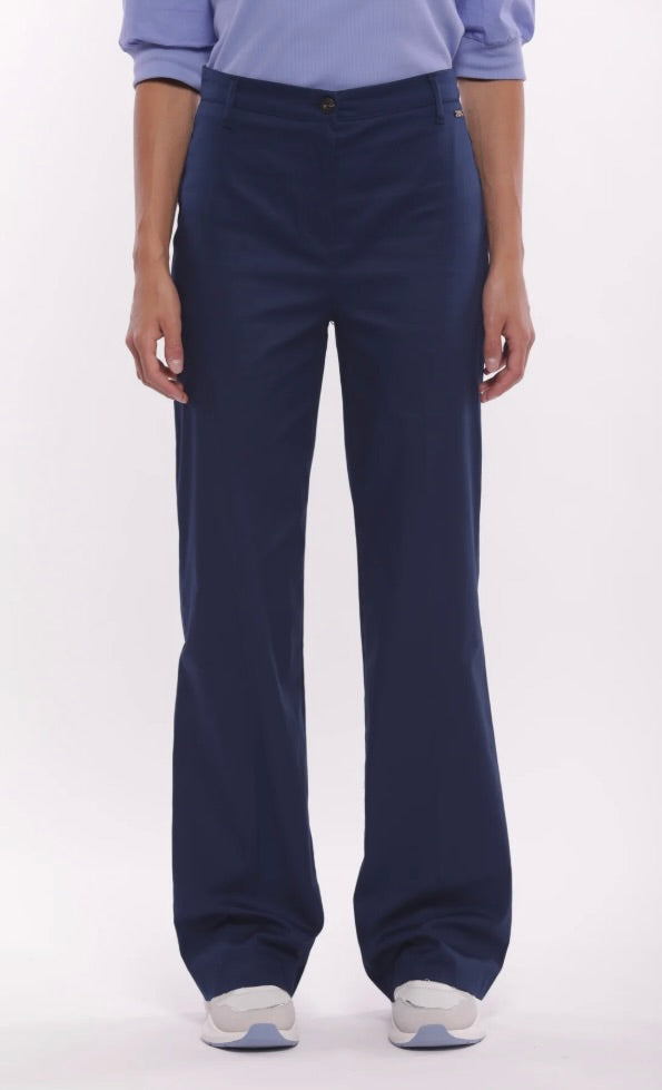 Mimì Muà PANTALONE PALAZZO IN GABARDINA