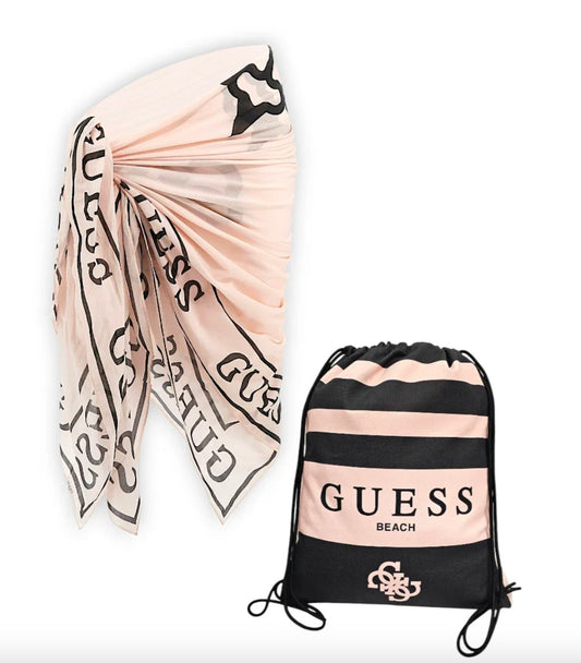 GUESS SACCA IN TESSUTO CON FOULARD