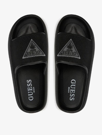 GUESS RUBBER SLIPPERS CON LOGO TRIANGOLO
