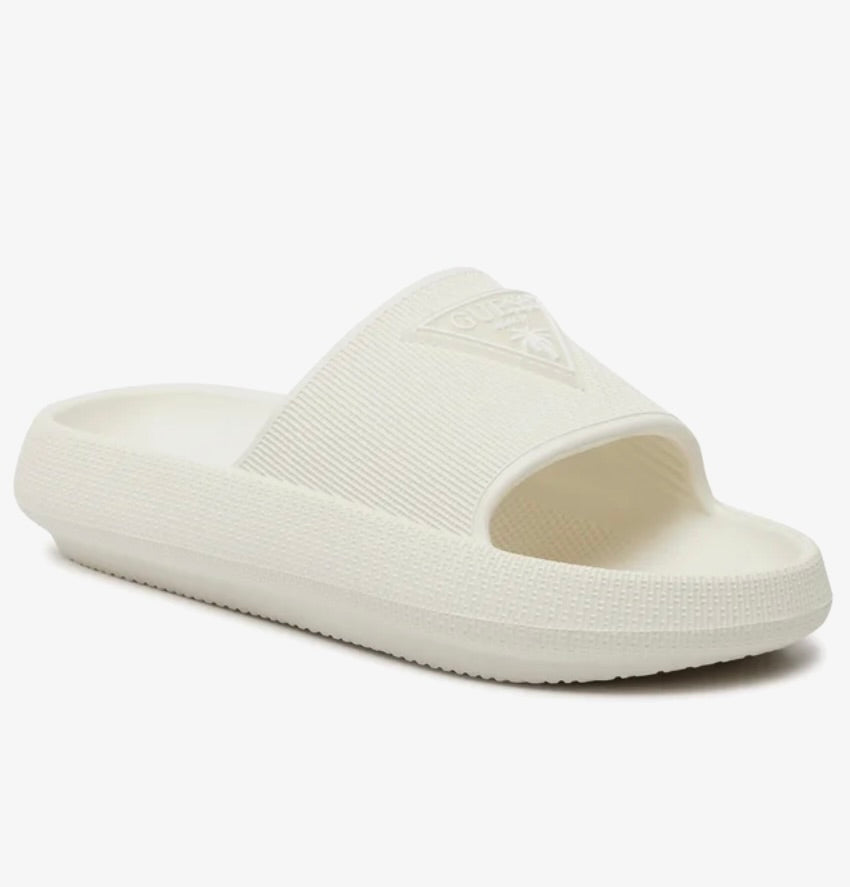 GUESS RUBBER SLIPPERS CON LOGO TRIANGOLO