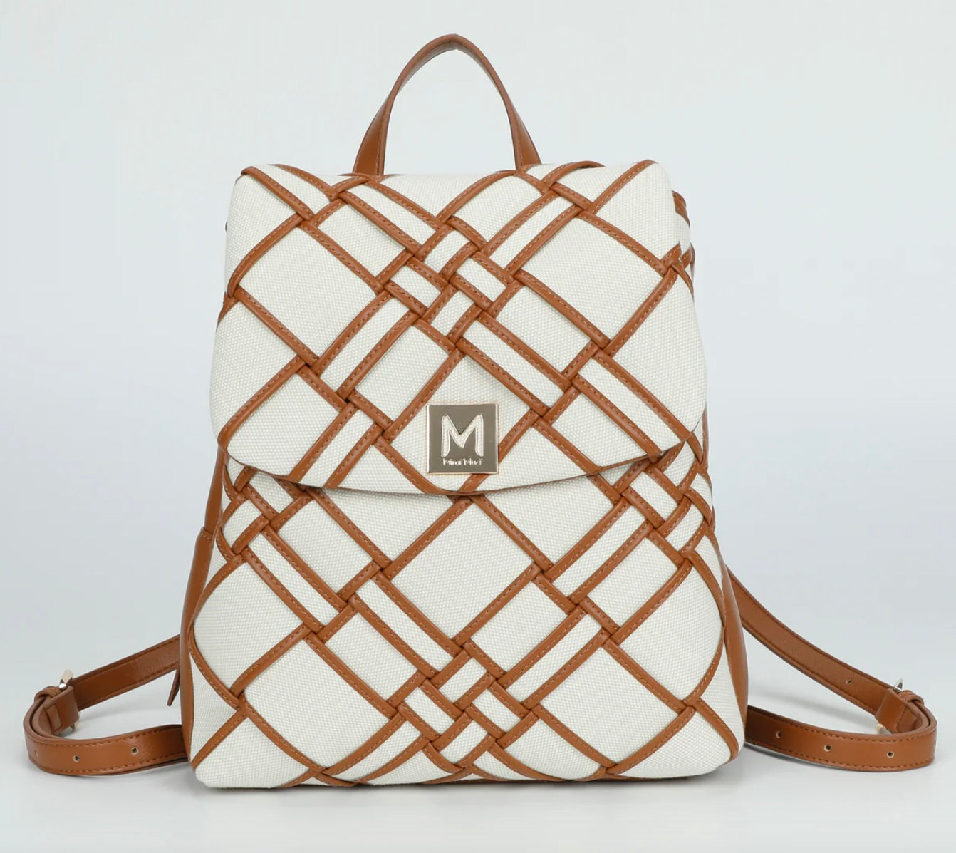 Mimì Muà ZAINO IN CANVAS CON BORDI