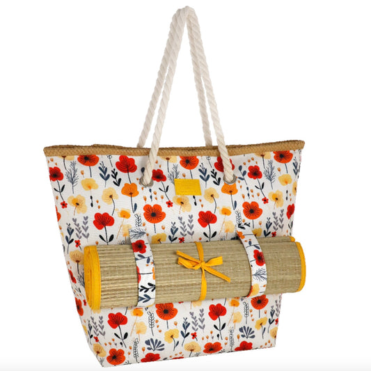 CAMOMILLA BORSA MARE+STUOIA PAPAVERI