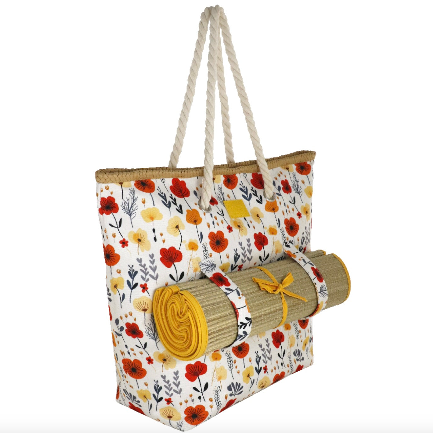 CAMOMILLA BORSA MARE+STUOIA PAPAVERI