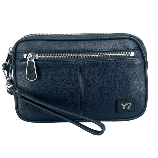 Y NOT POCHETTE CON UNA ZIP E LACCETTO