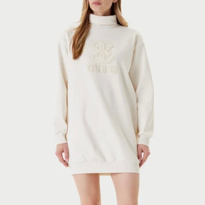 GUESS ABITO IN FELPA CON LOGO SOPRA-ELEVATO