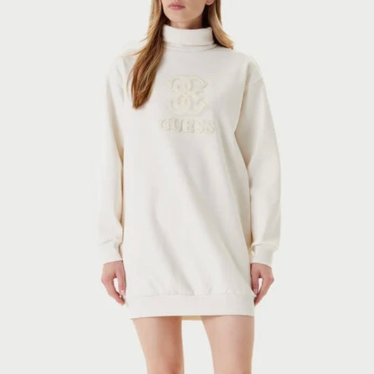 GUESS ABITO IN FELPA CON LOGO SOPRA-ELEVATO