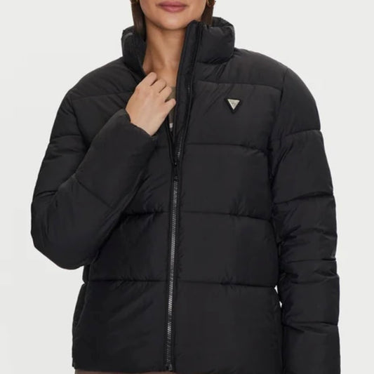 GUESS PIUMINO CON LOGO IN METALLO