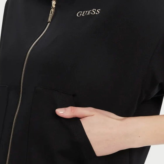 GUESS GIACCA CROP CON ZIP
