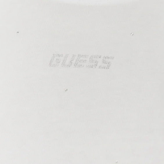 GUESS T-SHIRT LOGO+STRASS
