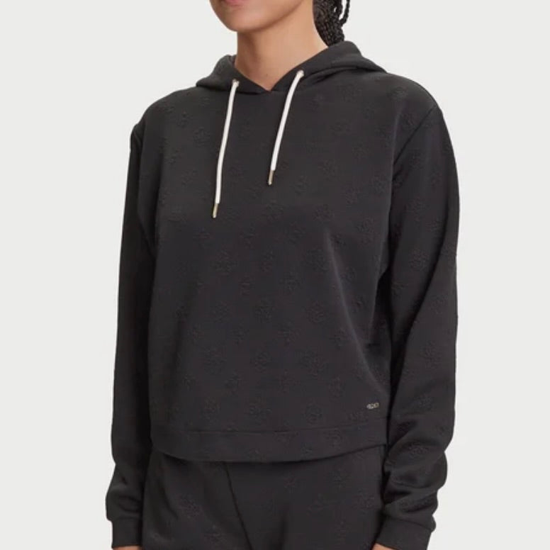 GUESS FELPA CON CAPPUCCIO LOGATA