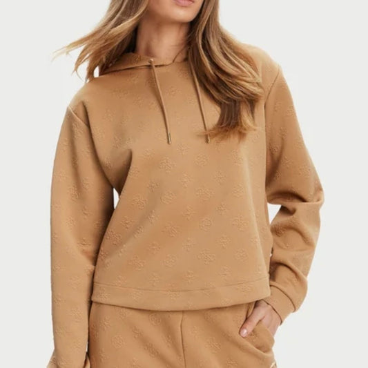 GUESS FELPA CON CAPPUCCIO LOGATA