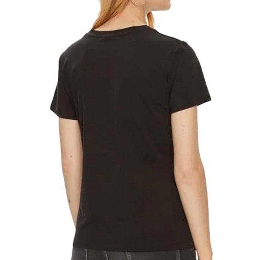 GUESS T-SHIRT CON LOGO IN METALLO