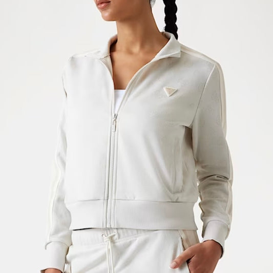 GUESS FELPA CON ZIP LOGATA