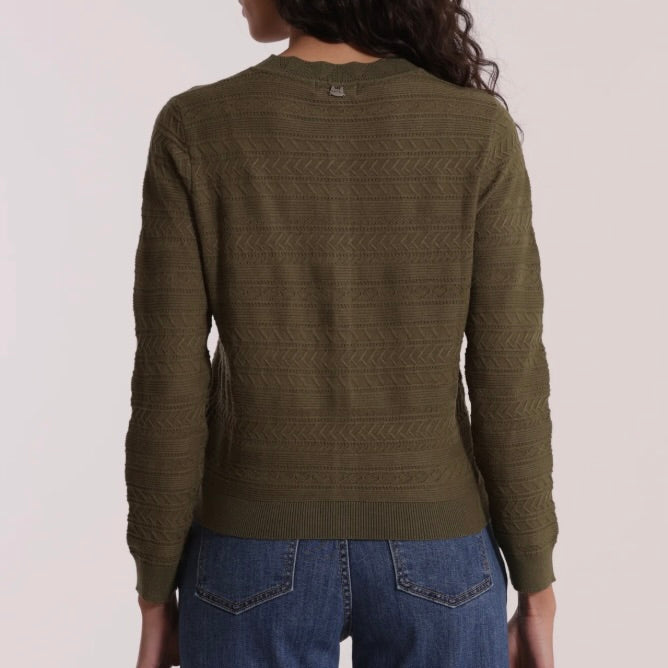 Mimì-Muà MAGLIA CARDIGAN TRAFORATO