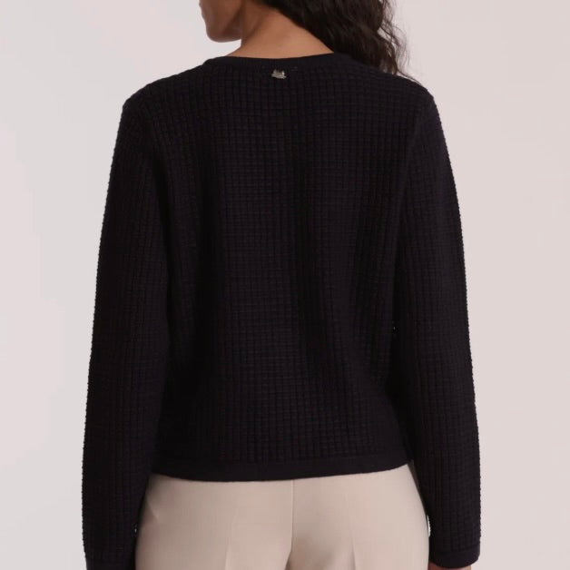 Mimì-Muà MAGLIA CARDIGAN NIDO D'APE