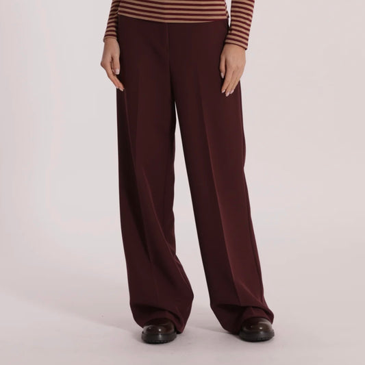 Mimì-Muà PANTALONE PALAZZO CON ELASTICO DIETRO IN TESSUTO TECNICO