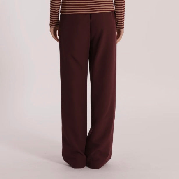 Mimì-Muà PANTALONE PALAZZO CON ELASTICO DIETRO IN TESSUTO TECNICO