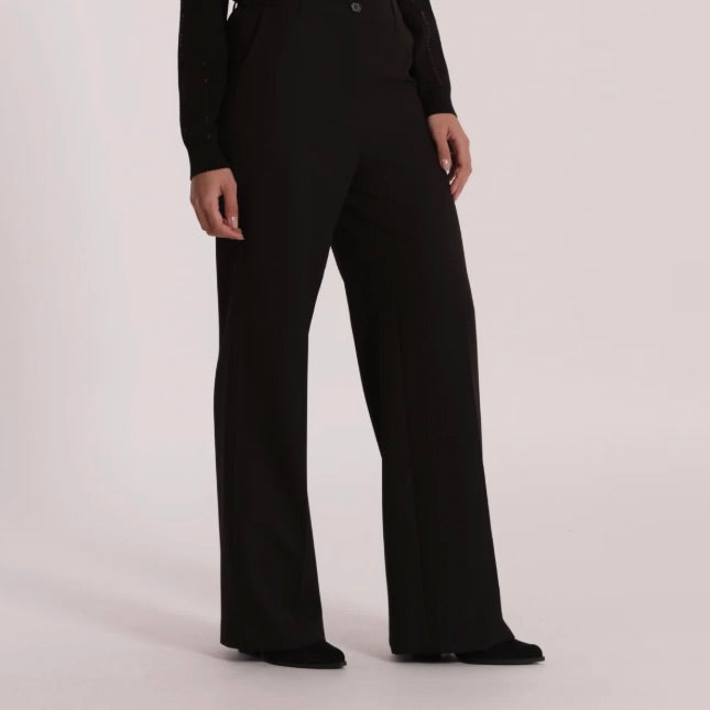 Mimì-Muà PANTALONE PALAZZO CON ELASTICO DIETRO IN TESSUTO TECNICO