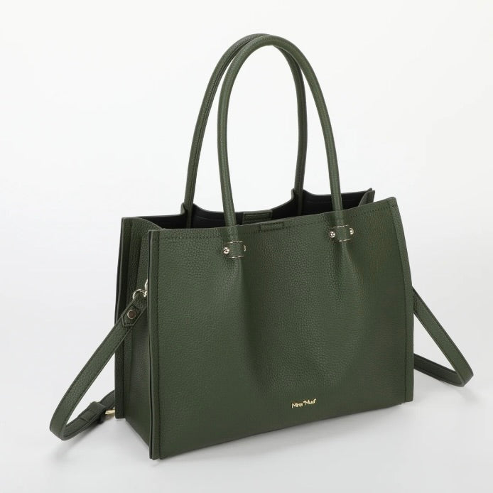 Mimì-Muà BORSA A SPALLA CON RIFINITURE IN TINTA