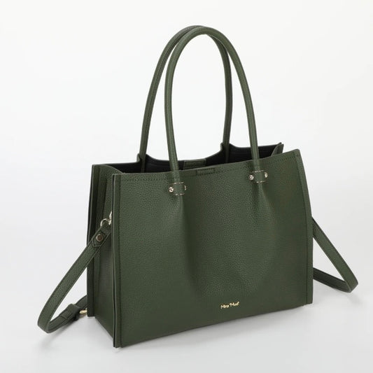 Mimì-Muà BORSA A SPALLA CON RIFINITURE IN TINTA