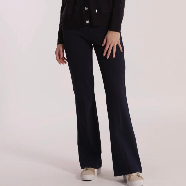 Mimì-Muà PANTALONE FLARE IN PUNTO MILANO