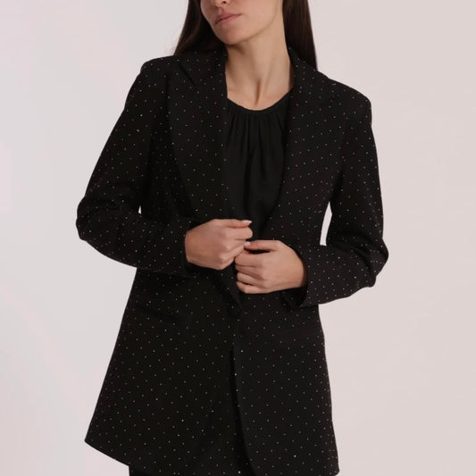 Mimì-Muà GIACCA LUNGA CON APPLICAZIONE DI STRASS