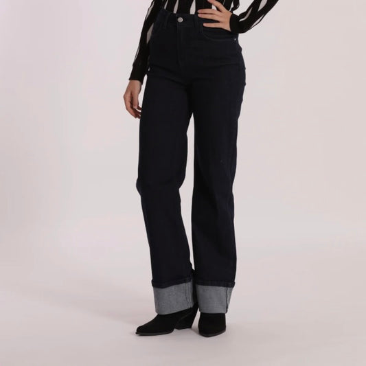 Mimì-Muà JEANS PALAZZO CON RISVOLTO