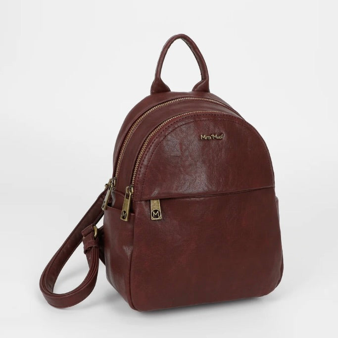 Mimì-Muà ZAINO CON ACCESSORI IN OTTONE MOSTO