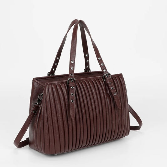 Mimì-Muà BORSA SHOPPING PLISSETTATA