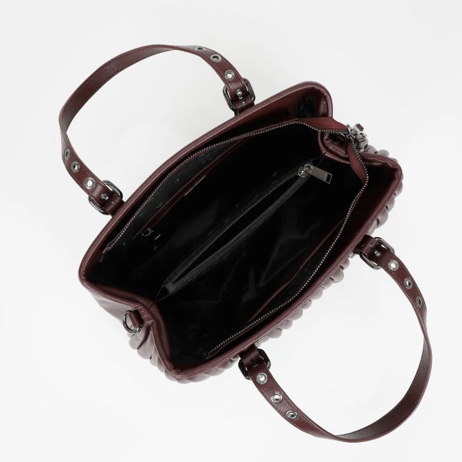 Mimì-Muà BORSA SHOPPING PLISSETTATA