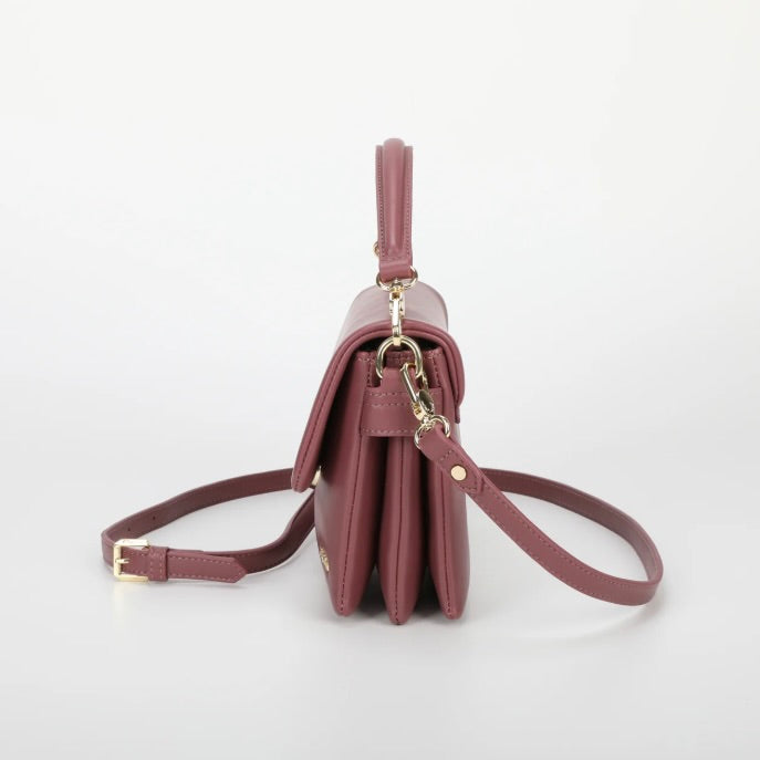 Mimì-Muà BORSA A TRACOLLA CON CHIUSURA TONDA ORO