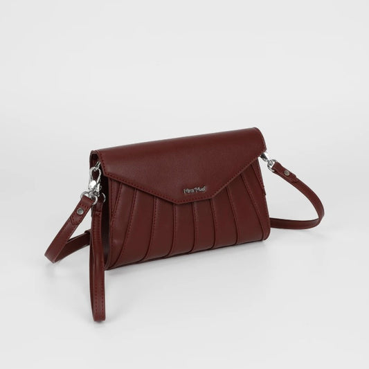 Mimì-Muà BORSA A TRACOLLA CON EFFETTO VENTAGLIO