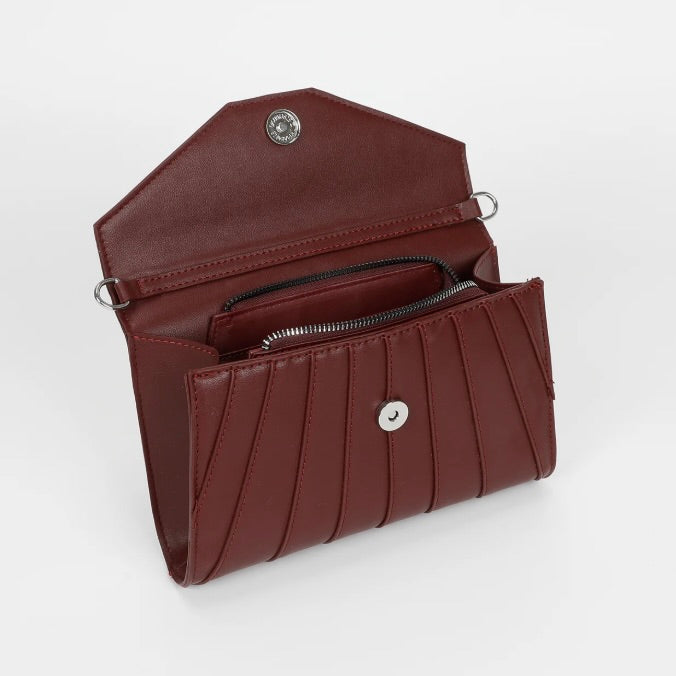 Mimì-Muà BORSA A TRACOLLA CON EFFETTO VENTAGLIO
