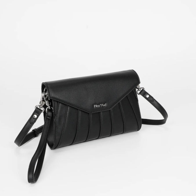 Mimì-Muà BORSA A TRACOLLA CON EFFETTO VENTAGLIO