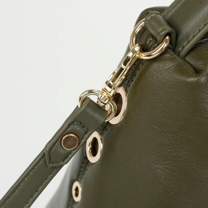 Mimì-Muà BORSA A SPALLA CON DETTAGLIO OCCHIELLI