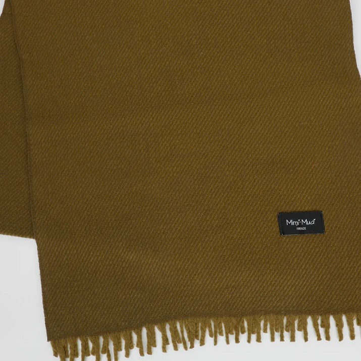 Mimì-Muà SCIARPA TINTA UNITA CON FRANGE CORTE