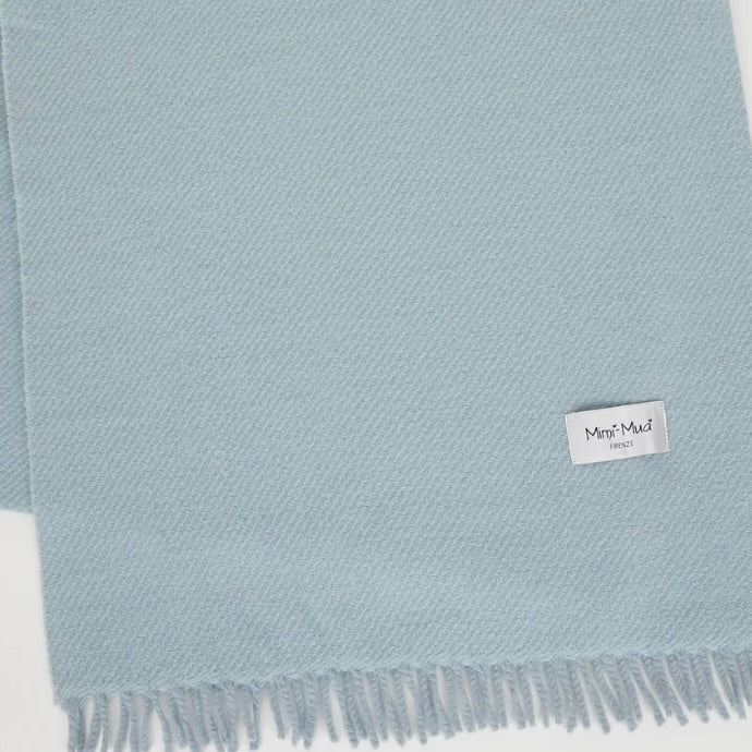 Mimì-Muà SCIARPA TINTA UNITA CON FRANGE CORTE