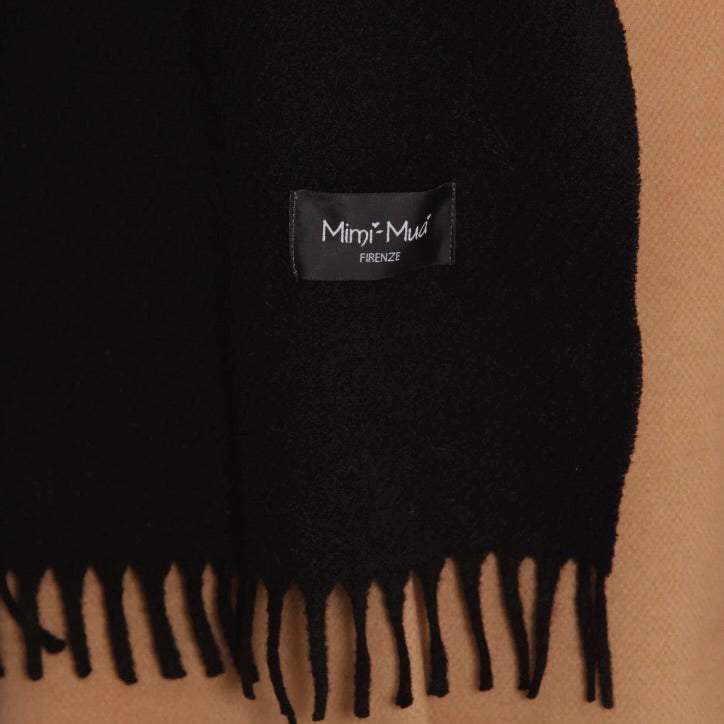 Mimì-Muà SCIARPA TINTA UNITA CON FRANGE CORTE