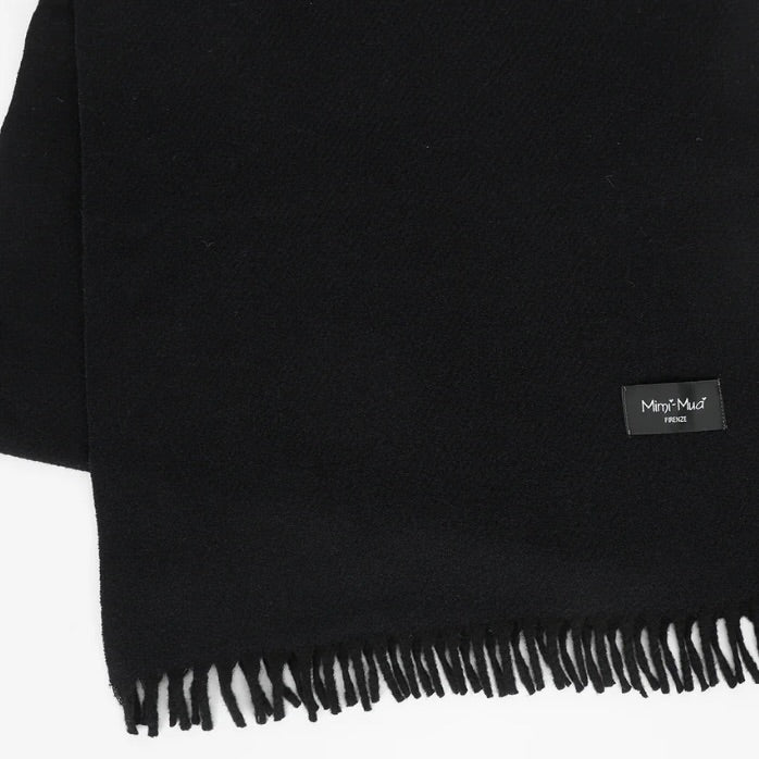 Mimì-Muà SCIARPA TINTA UNITA CON FRANGE CORTE