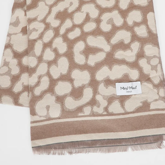 Mimì-Muà SCIARPA CON MOTIVO LEOPARDATO