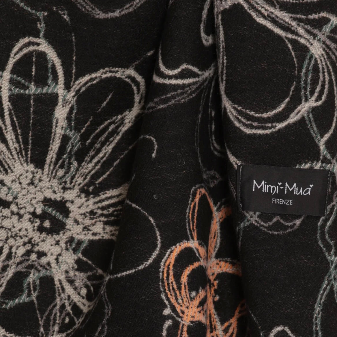 Mimì-Muà SCIARPA CON DISEGNO DI FIORI