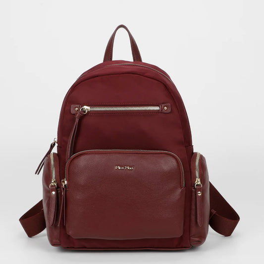 Mimì-Muà ZAINO IN NYLON CON DETTAGLI IN PU