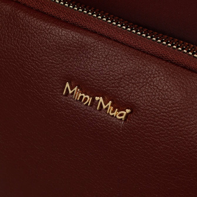 Mimì-Muà ZAINO IN NYLON CON DETTAGLI IN PU