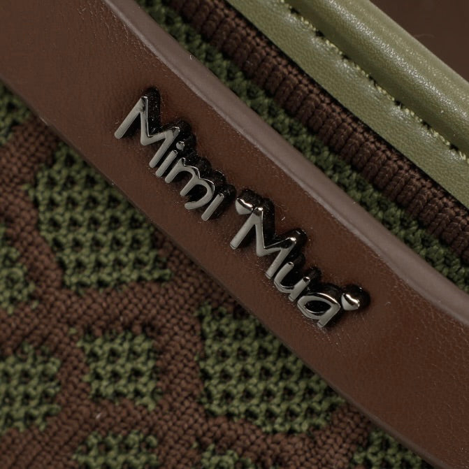 Mimì-Muà BORSA TOTE MEDIA CON DISEGNO RICAMATO