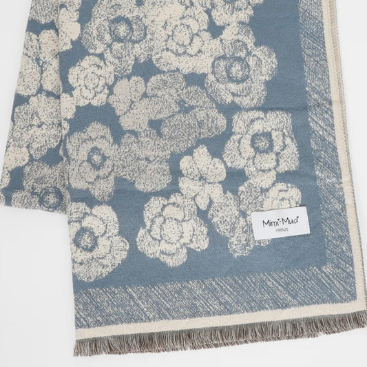Mimì-Muà SCIARPA CON FIORI E CORNICE