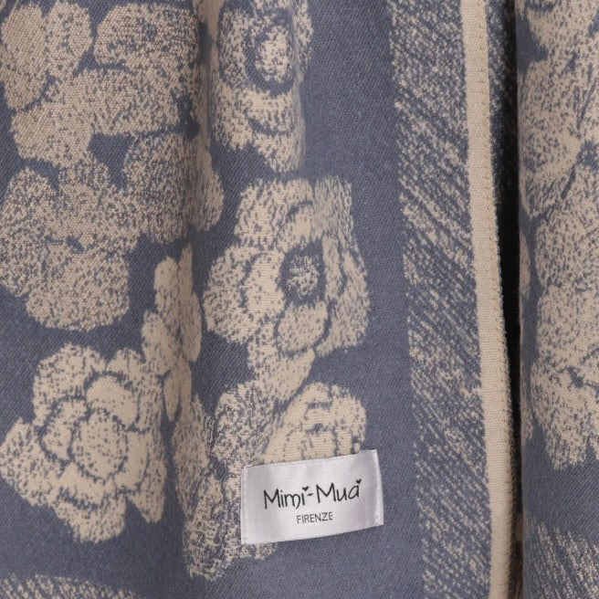 Mimì-Muà SCIARPA CON FIORI E CORNICE