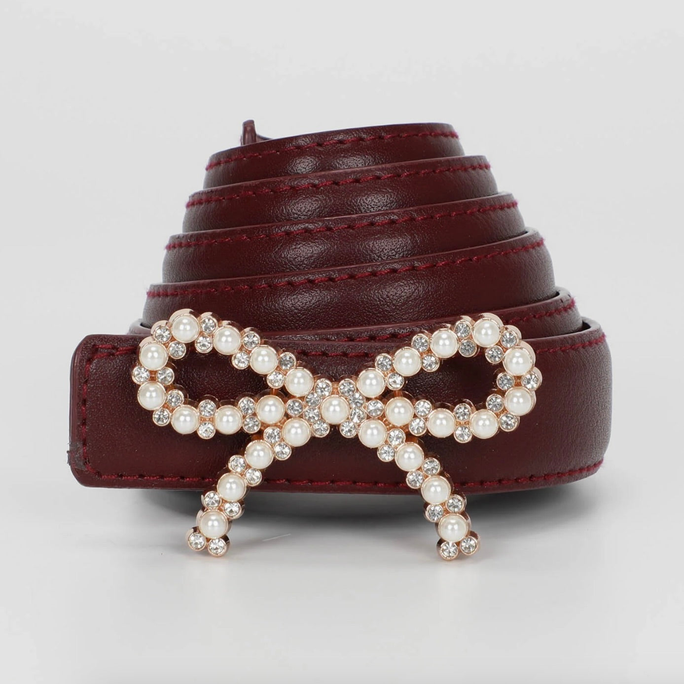 Mimì-Muà CINTURA CON FIOCCO DI PERLE E STRASS