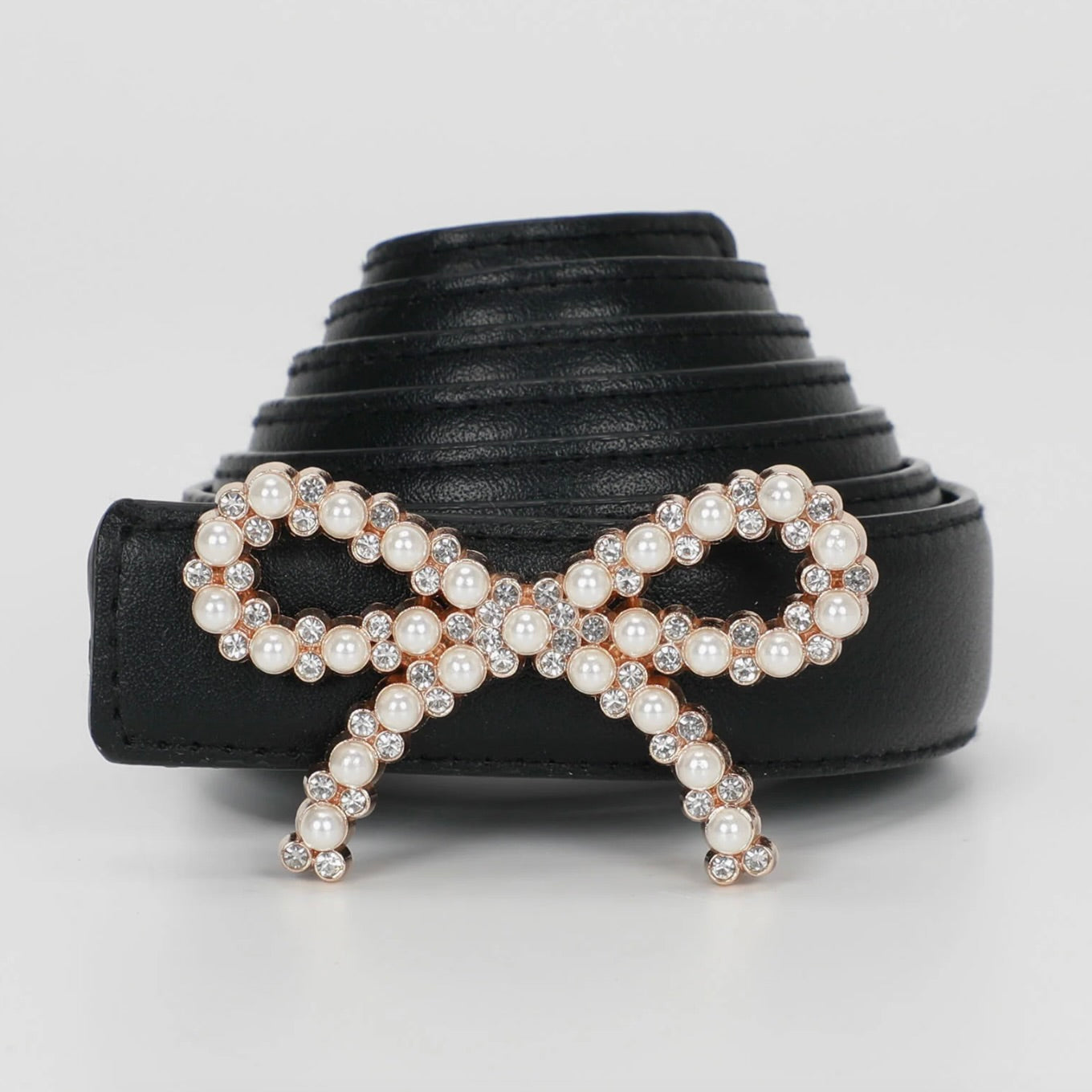 Mimì-Muà CINTURA CON FIOCCO DI PERLE E STRASS